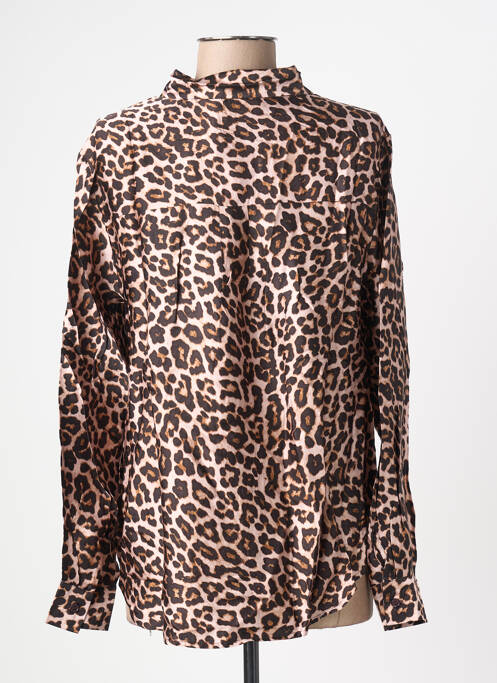 Cămașă croială fluidă mâneci lungi bej LA PETITE ETOILE femme