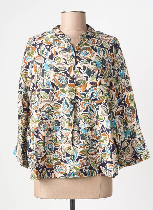 Cămașă imprimeu fantezie mâneci lungi bej PAKO LITTO femme