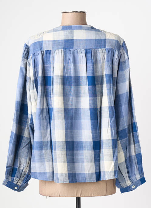 Cămașă imprimeu fantezie mâneci lungi albastru LA PETITE ETOILE femme