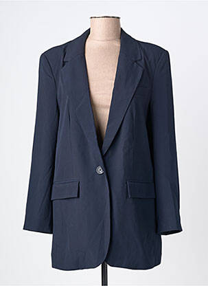 Sacou finisaj interior dublat albastru OBJECT femme