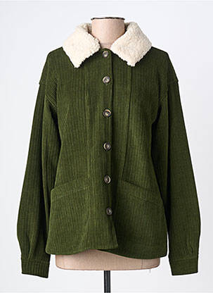 Jachete casual croială dreaptă verde ICHI femeie