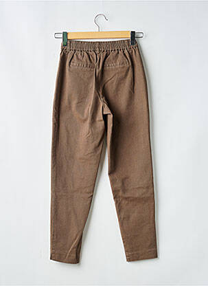 Pantalon chino buzunare talie înaltă maro OBJECT femeie