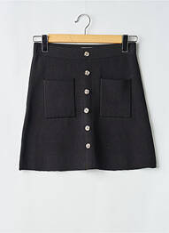 Fustă scurtă buzunare negru ICHI femme