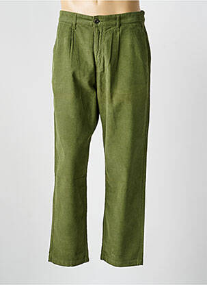 Pantalon drept țesătură catifea mărime normală verde BASK IN THE SUN bărbat