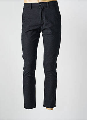 Pantalon chino țesătură melanj mărime normală gri SELECTED bărbat