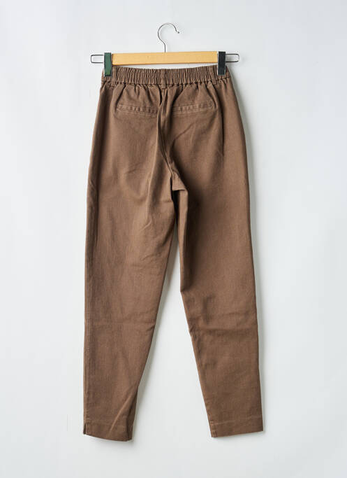 Pantalon chino buzunare talie înaltă maro OBJECT femme