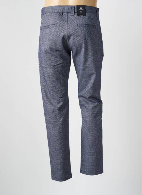 Pantalon chino țesătură melanj mărime normală albastru MATINIQUE homme