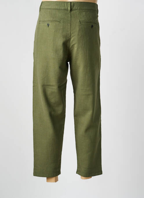 Pantalon 7/8 talie înaltă talie înaltă verde OLOW homme