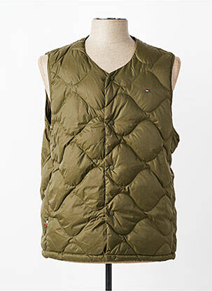 Geacă matlasată fără glugă fără glugă verde TOMMY HILFIGER homme