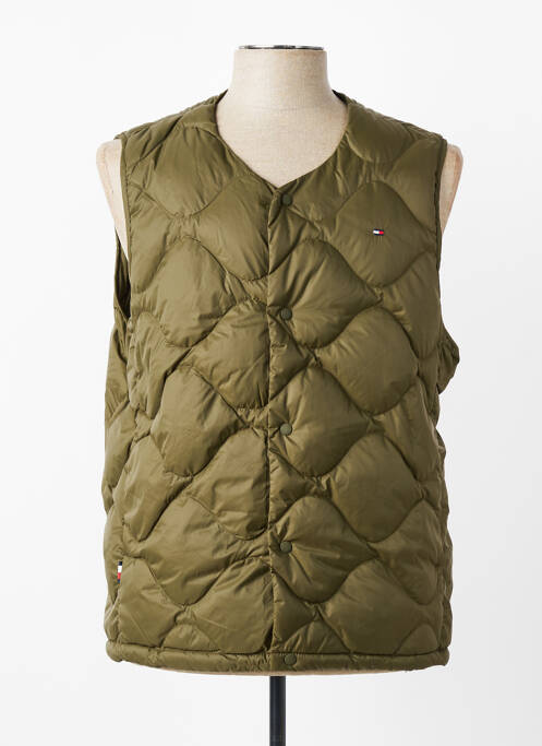 Geacă matlasată fără glugă fără glugă verde TOMMY HILFIGER homme