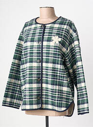Jachete casual guler rotund verde ICHI femeie
