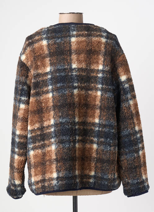 Jachete casual guler rotund maro ICHI femme