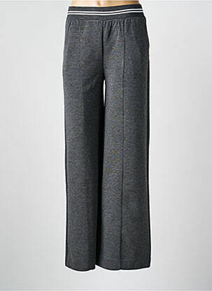 Pantalon evazat elasticitate mărime normală gri ICHI femme