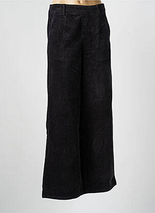 Pantalon evazat elasticitate talie înaltă negru OBJECT femme