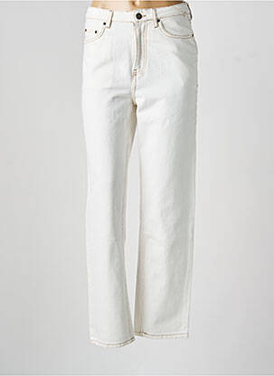 Blugi cu croială dreaptă talie înaltă talie înaltă bej AMERICAN VINTAGE femme