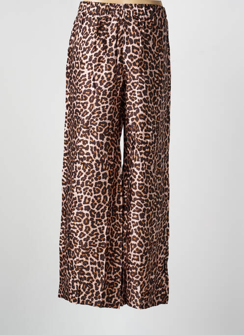 Pantalon larg talie cu cleme mărime normală negru LA PETITE ETOILE femme