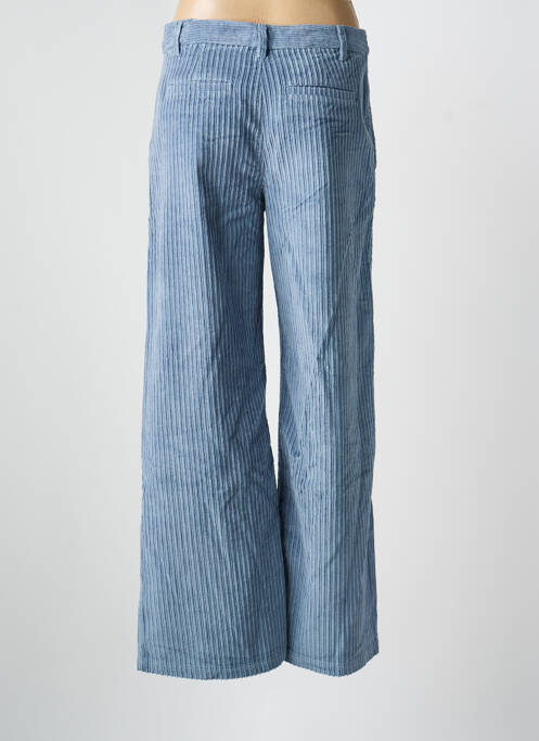 Pantalon evazat elasticitate mărime normală albastru THINKING MU femme