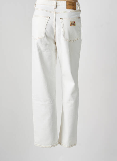 Blugi cu croială dreaptă talie înaltă talie înaltă bej AMERICAN VINTAGE femme