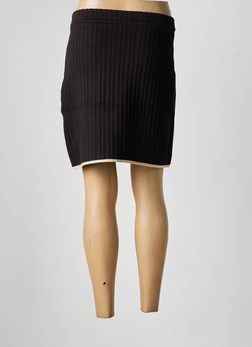 Fustă scurtă croială dreaptă negru ICHI femme