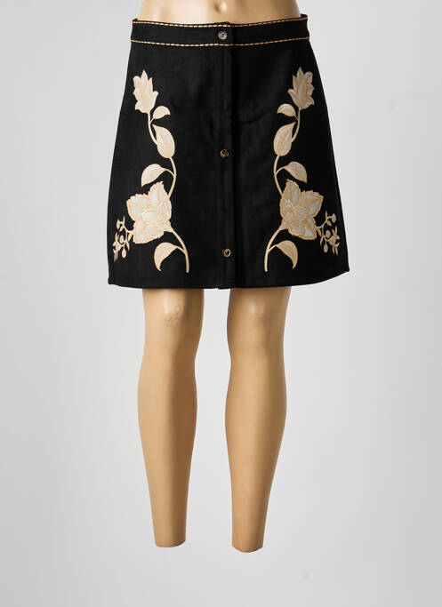 Fustă scurtă mărime normală negru LA PETITE ETOILE femme