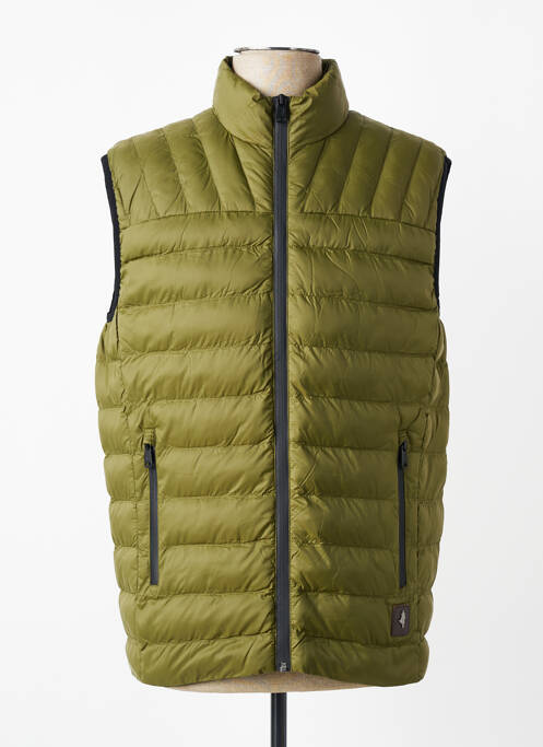 Geacă matlasată buzunare fără glugă verde MCS homme