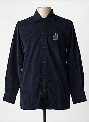 Cămașă cu mâneci lungi croială dreaptă albastru BASK IN THE SUN homme