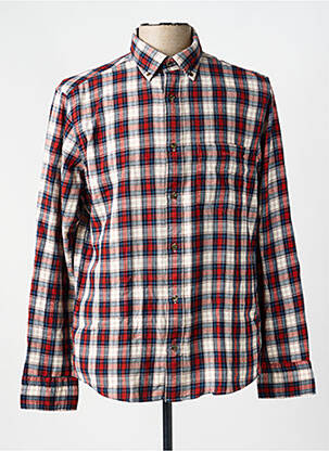 Cămașă cu mâneci lungi imprimeu fantezie albastru GANT homme