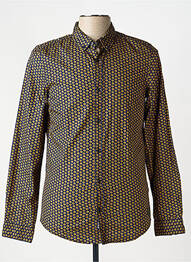 Cămașă cu mâneci lungi imprimeu fantezie albastru SCOTCH & SODA homme