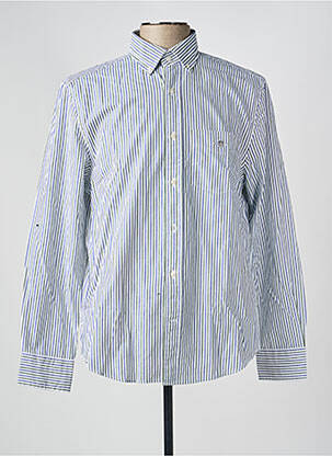 Cămașă cu mâneci lungi imprimeu fantezie albastru GANT homme