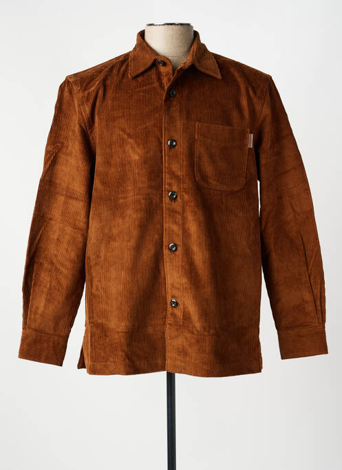 Cămașă cu mâneci lungi croială dreaptă maro TOMMY HILFIGER homme