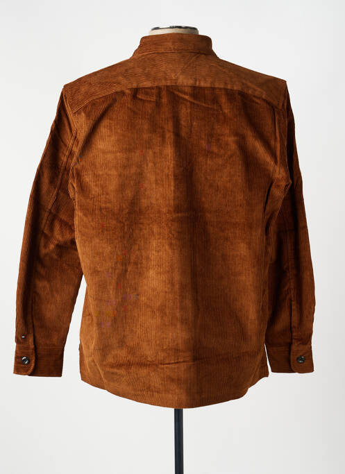 Cămașă cu mâneci lungi croială dreaptă maro TOMMY HILFIGER homme