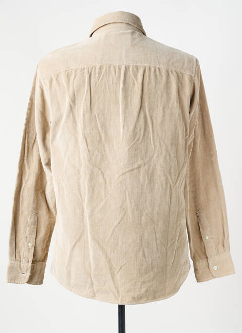 Cămașă cu mâneci lungi croială dreaptă bej SELECTED homme