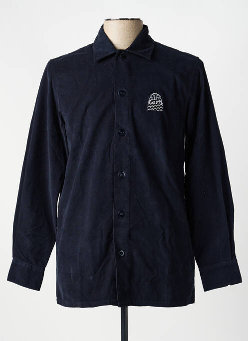 Cămașă cu mâneci lungi croială dreaptă albastru BASK IN THE SUN homme