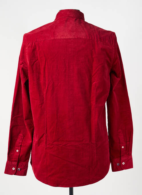 Cămașă cu mâneci lungi croială dreaptă roșu NEW ZEALAND AUCKLAND homme