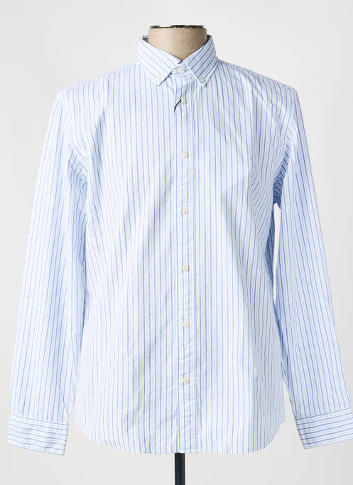 Cămașă cu mâneci lungi imprimeu fantezie albastru SELECTED homme