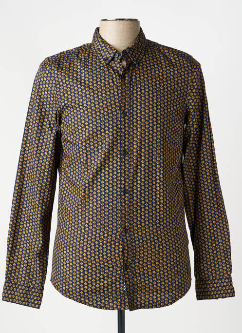 Cămașă cu mâneci lungi imprimeu fantezie albastru SCOTCH & SODA homme