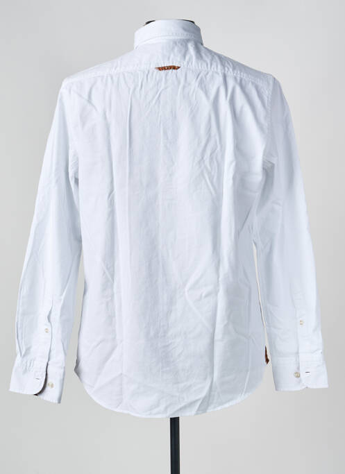 Cămașă cu mâneci lungi croială dreaptă alb MCS homme
