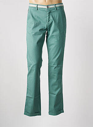 Pantalon chino țesătură poplin mărime normală verde MASON'S bărbat