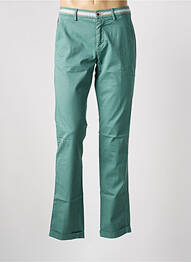 Pantalon chino țesătură poplin mărime normală verde MASON'S homme