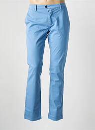 Pantalon chino țesătură poplin mărime normală albastru TELERIA ZED homme