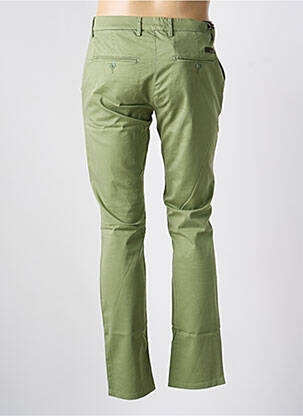 Pantalon chino țesătură poplin mărime normală verde TELERIA ZED bărbat