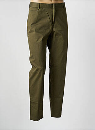 Pantalon chino închidere cu fermoar sub clapetă cu cârlig mărime normală verde STRELLSON bărbat