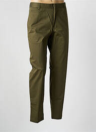 Pantalon chino închidere cu fermoar sub clapetă cu cârlig mărime normală verde STRELLSON homme