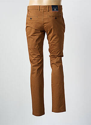 Pantalon chino țesătură poplin mărime normală maro TOMMY HILFIGER bărbat