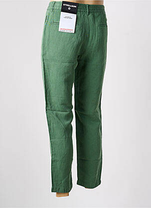Pantalon slim țesătură poplin mărime normală verde STRELLSON bărbat