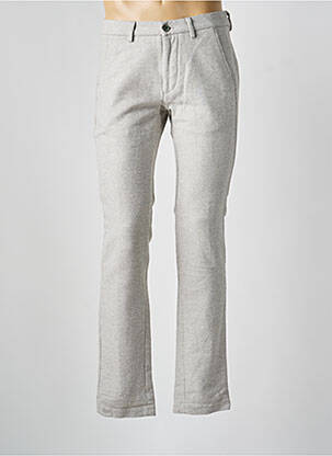 Pantalon chino țesătură melanj mărime normală gri MASON'S bărbat