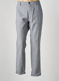 Pantalon chino țesătură poplin mărime normală gri MASON'S homme