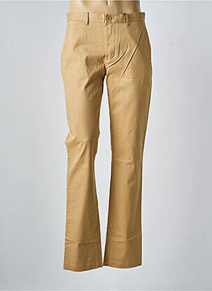 Pantalon chino țesătură poplin mărime normală maro TOMMY HILFIGER bărbat