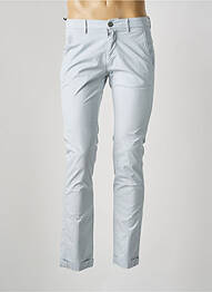 Pantalon chino țesătură poplin mărime normală albastru MASON'S homme