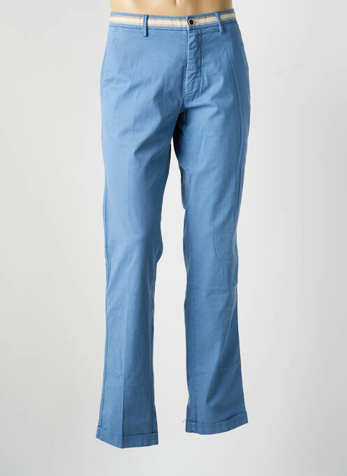 Pantalon chino țesătură poplin mărime normală albastru MASON'S homme